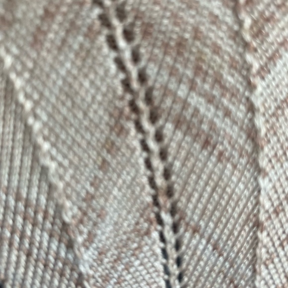 White House Black Market Open Cardigan Women XS Long Sleeve Beige Preppy Sweater - Picture 3 of 8